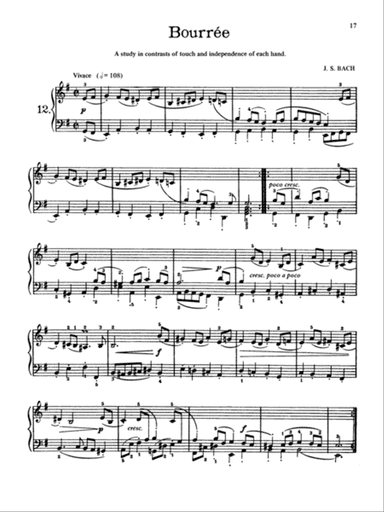 Bach: First Lessons in Bach (Ed. Carroll)