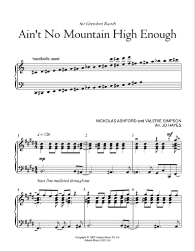 Ain't No Mountain High Enough