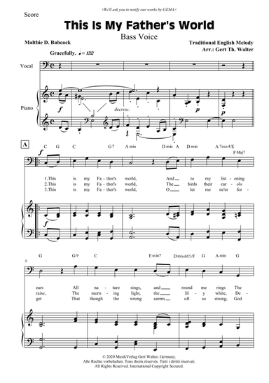 This Is My Father's World