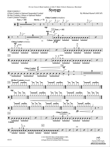 Syzygy: 2nd Percussion