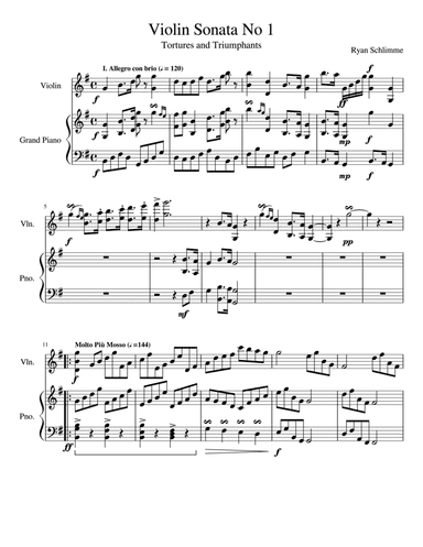 Violin Sonata No 1