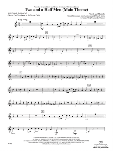 Two and a Half Men (Main Theme): Baritone T.C.