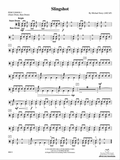 Slingshot: 1st Percussion