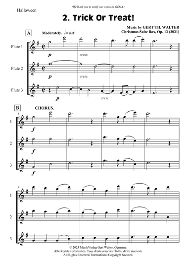 Trick Or Treat! - Score Only