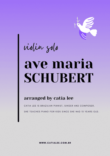 Ave Maria - Schubert for violin solo A Major