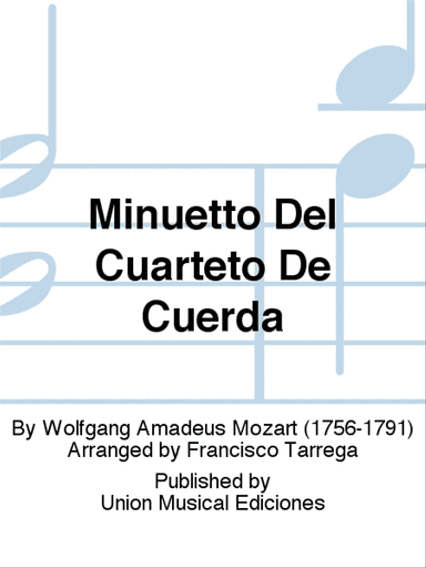 Minuetto Del Cuarteto De Cuerda