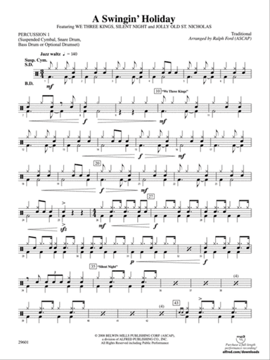 A Swingin' Holiday: 1st Percussion
