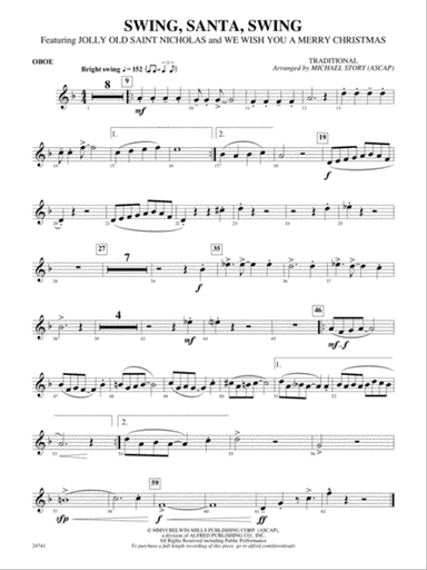 Swing, Santa, Swing: Oboe