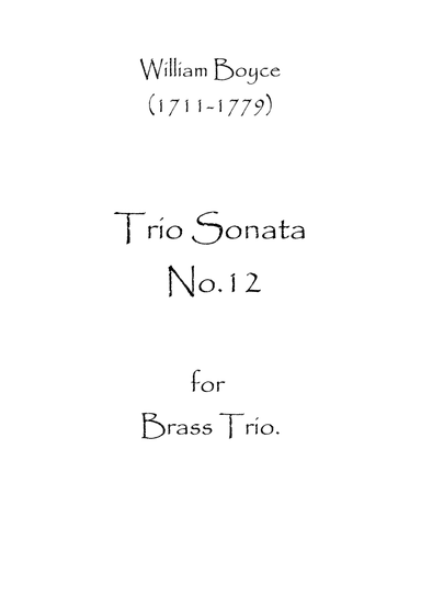 Trio Sonata No.12
