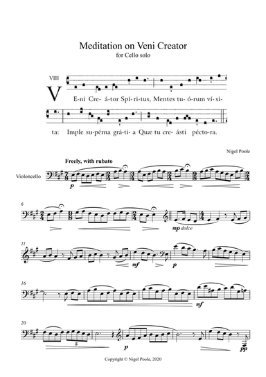 Meditation on Veni Creator