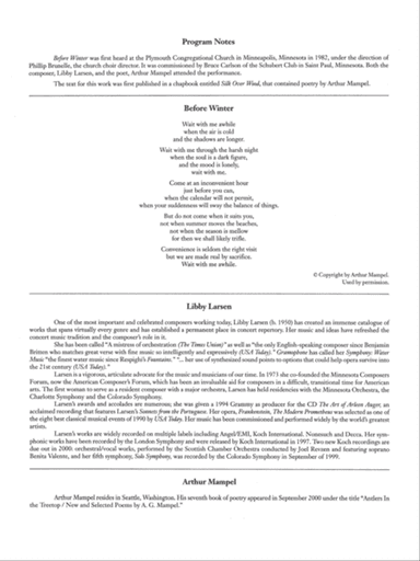 Before Winter (Downloadable)