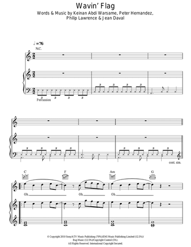 Wavin' Flag (Coca-Cola Celebration Mix) (2010 FIFA World Cup Anthem)