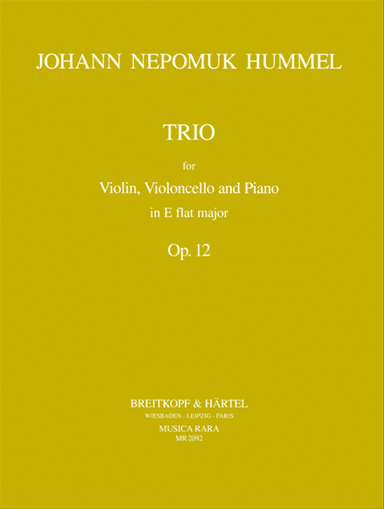 Piano Trio in Eb major Op. 12