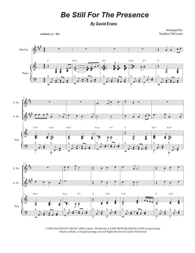 Be Still For The Presence