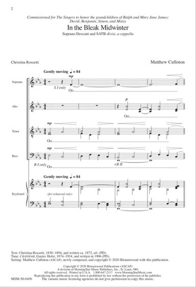In the Bleak Midwinter (Downloadable)