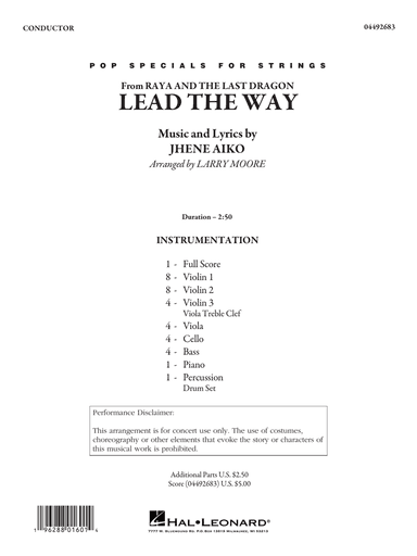 Lead The Way (arr. Larry Moore) - Conductor Score (Full Score)