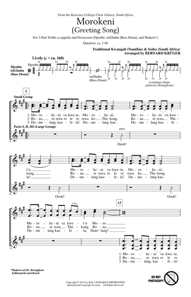 Morokeni (Welcome Song)