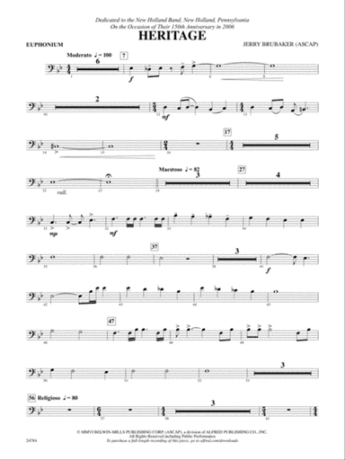Heritage: Baritone B.C.