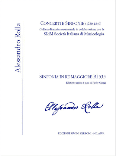 Sinfonia in re maggiore BI 535