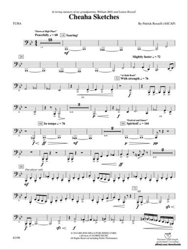 Cheaha Sketches: Tuba