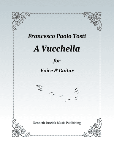 A Vucchella (for Voice and Guitar)