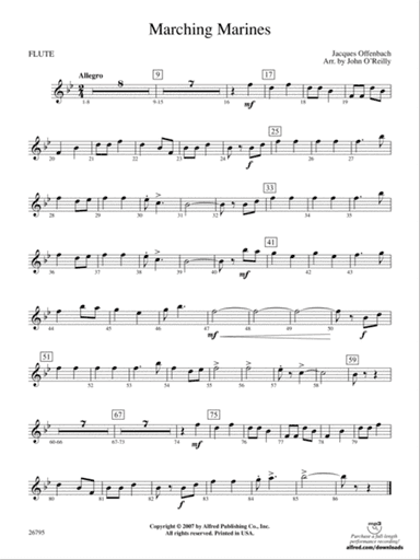 Marching Marines: Flute