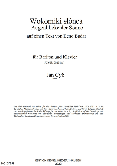 Wokomiki slonca = Augenblicke der Sonne