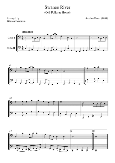 Swanee River (Old Folks at Home)