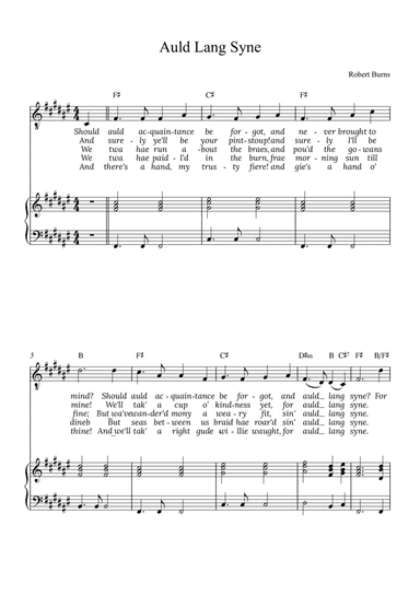 Auld Lang Syne