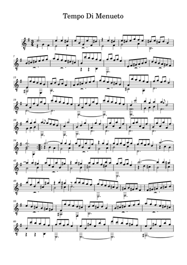 Suite 17 Tempo Di Menuet