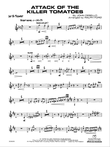 Attack of the Killer Tomatoes: 1st B-flat Trumpet