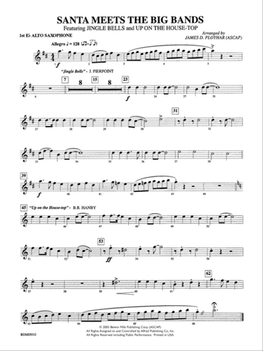Santa Meets the Big Bands: E-flat Alto Saxophone