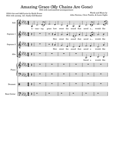 Amazing Grace (my Chains Are Gone)