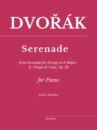 Serenade for Strings in E Major, II. Tempo di Valse, Op. 22 (for Piano Solo)
