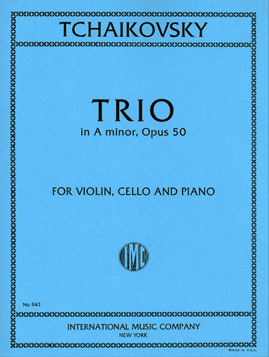 Trio In A Minor, Opus 50