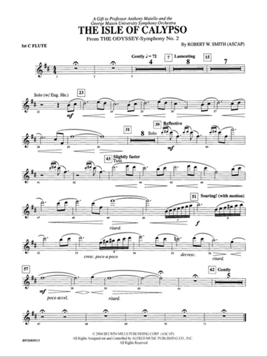 The Isle of Calypso (from The Odyssey (Symphony No. 2)): Flute