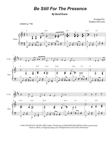 Be Still For The Presence