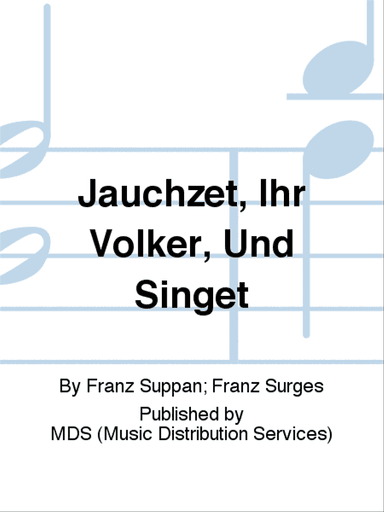 Jauchzet, ihr Völker, und singet