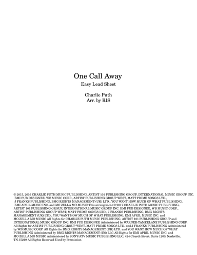 One Call Away