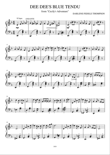 Dee Dee's Blue Tendu