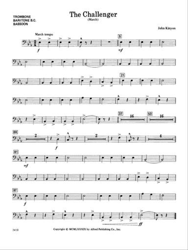 The Challenger: 1st Trombone