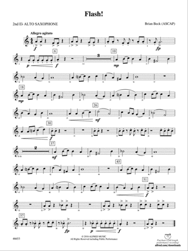 Flash!: 2nd E-flat Alto Saxophone