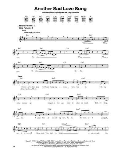 Another Sad Love Song