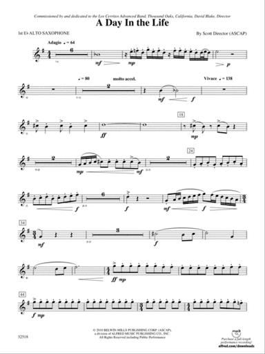 A Day in the Life: E-flat Alto Saxophone