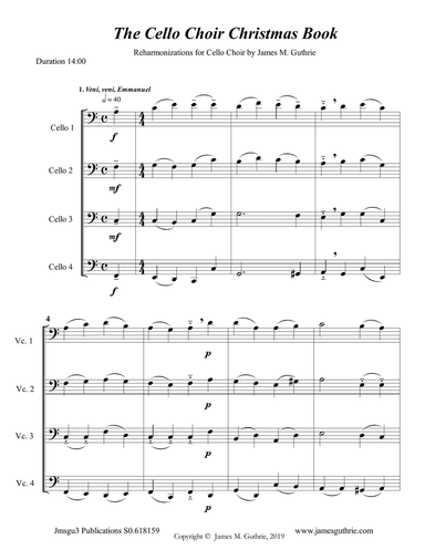 Guthrie: The Cello Choir Christmas Book