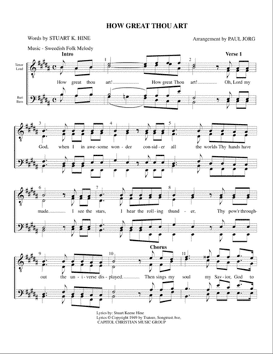 How Great Thou Art