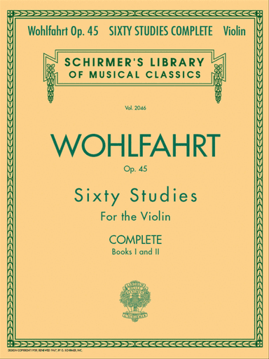 Franz Wohlfahrt – 60 Studies, Op. 45 Complete