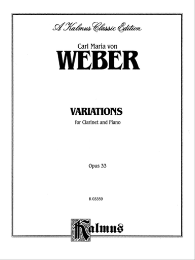 Weber: Variations, Op. 33