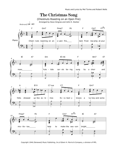 The Christmas Song (chestnuts Roasting On An Open Fire)