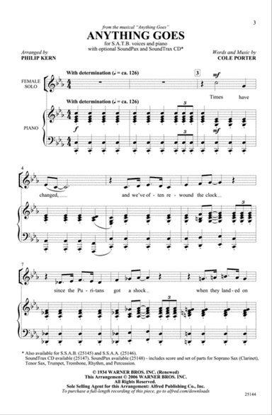 Anything Goes (from the musical Anything Goes)